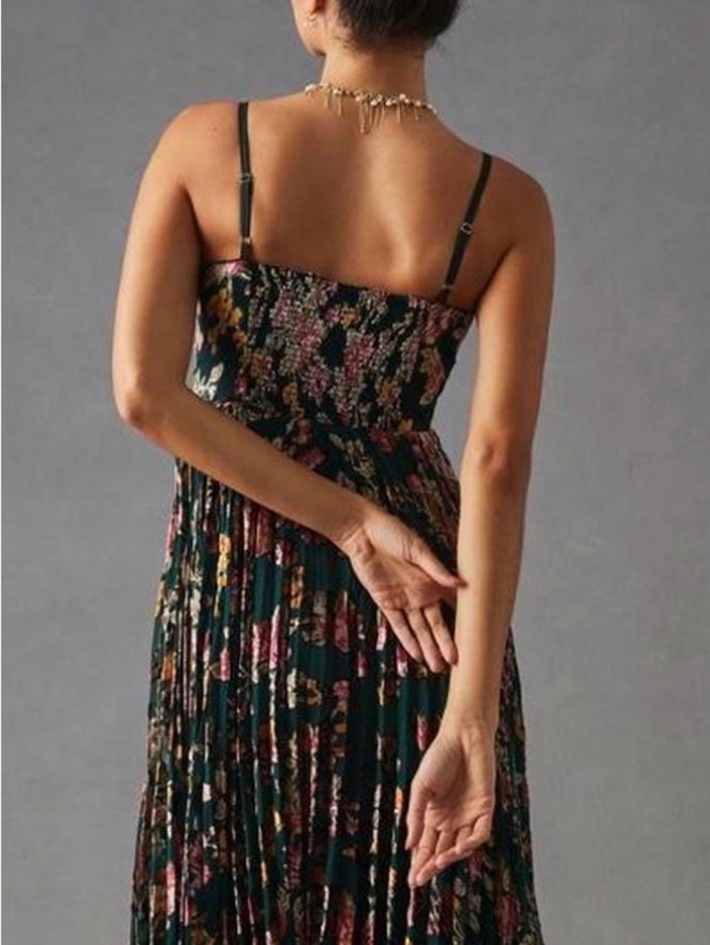 Anthropologie Verb by Pallavi Singhee Smocked Corset Dress - Picture 3 of 6